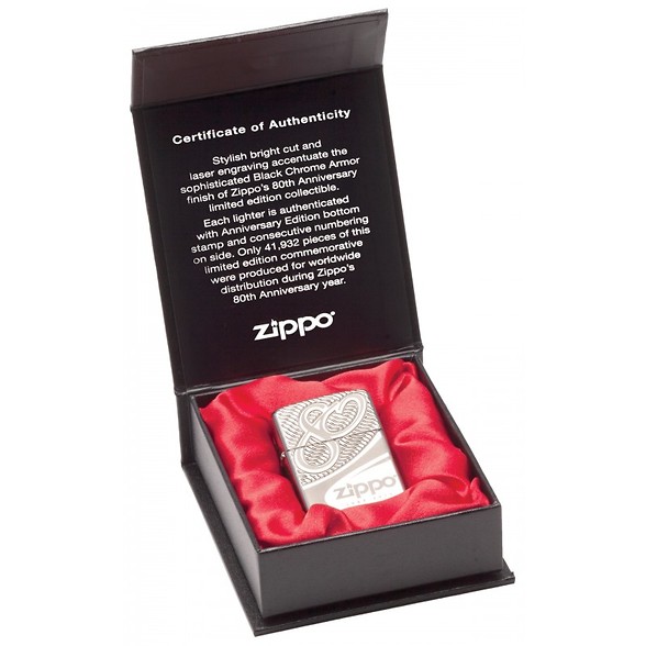 Zippo 80th Anniversary Collectors Model